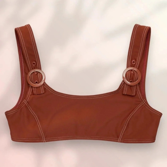 NWT OOKIOH RAVELLO TOP in Coco & SEYCHELLES BOTTOM in Lanai Floral - Picture 3 of 14